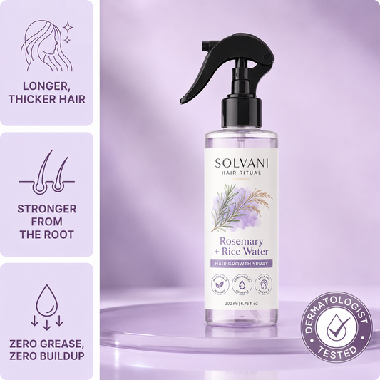 Rosemary + Rice Water Hair Growth Spray