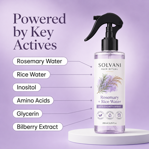 Rosemary + Rice Water Hair Growth Spray