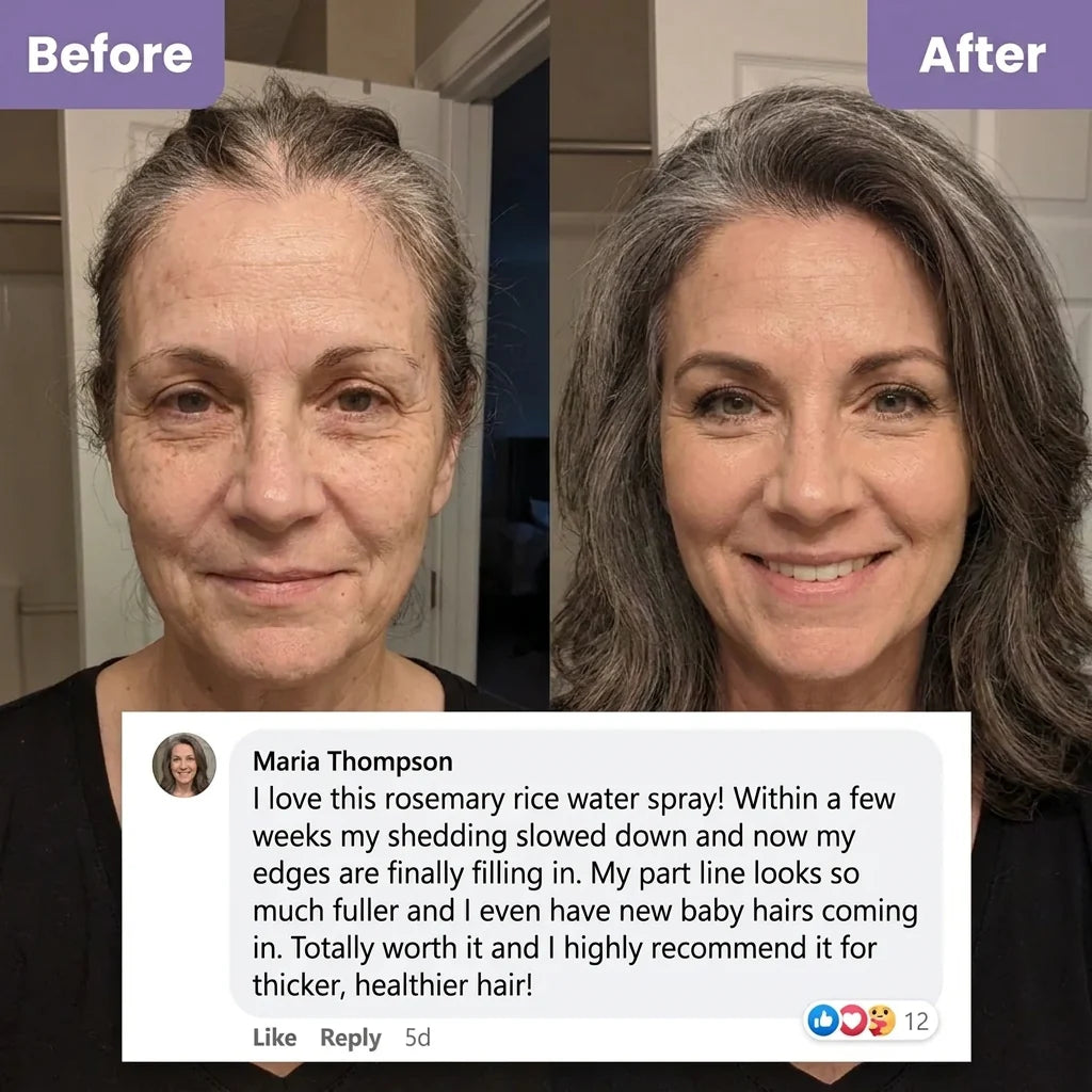 Rosemary + Rice Water Hair Growth Spray